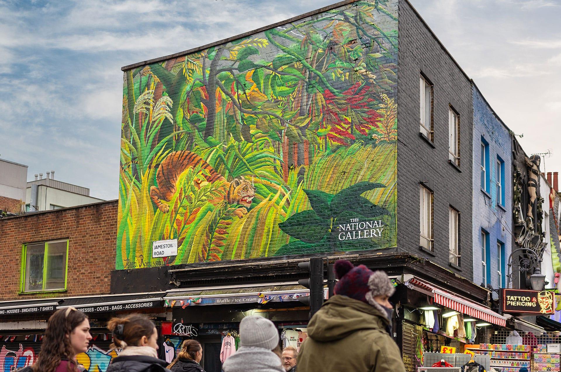 Murals reMastered: Henri Rousseauโs Surprised!